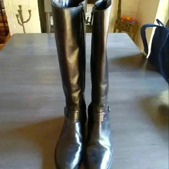 Tory Burch Derby Riding Boots - Picture 1 of 6